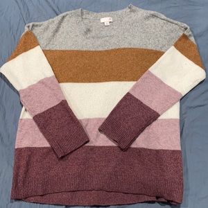 Colorblock super soft, size Large sweater